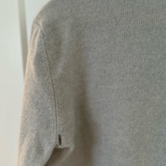 The Bay Light Grey Cashmere Turtleneck- AS IS. - Picture 3 of 5